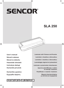 Instrukcja Sencor SLA 250 Laminator