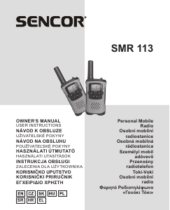 Manuál Sencor SMR 113 Přenosná vysílačka