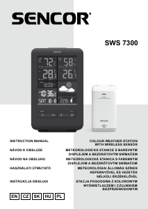 Instrukcja Sencor SWS 7300 Stacja pogodowa