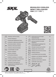 Manual de uso Skil 3085 CA Atornillador taladrador