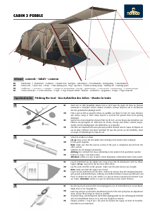 Mode d’emploi Nomad Cabin 3 Pebble Tente