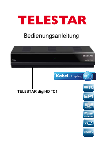 Bedienungsanleitung Telestar digiHD TC1 Digital-receiver