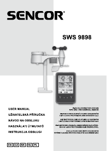 Instrukcja Sencor SWS 9898 WiFi Stacja pogodowa