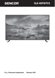 Instrukcja Sencor SLE 40F18TCS Telewizor LED