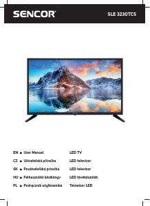 Instrukcja Sencor SLE 3230TCS Telewizor LED