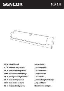 Instrukcja Sencor SLA 211 Laminator