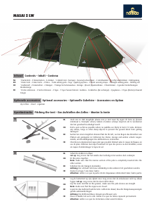 Manual Nomad Masai 5 LW Tent