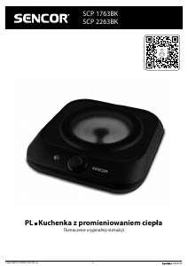 Instrukcja Sencor SCP 1763BK Płyta do zabudowy