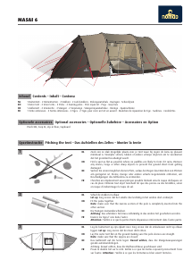 Mode d’emploi Nomad Masai 6 Tente