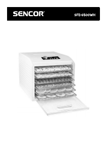 Instrukcja Sencor SFD 6500WH Suszarka do warzyw