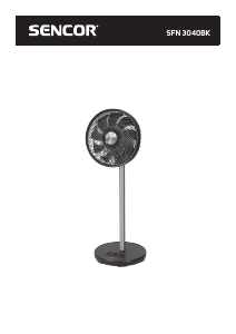 Instrukcja Sencor SFN 3040BK Wentylator