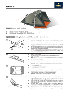 Mode d’emploi Nomad Source IV Tente