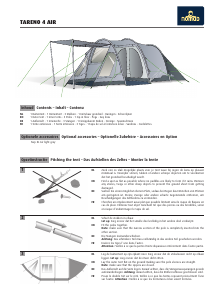 Mode d’emploi Nomad Tareno 4 Air Tente