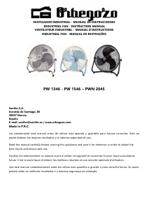 Manual de uso Orbegozo PWN 2045 Ventilador