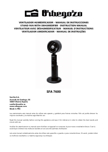 Manual de uso Orbegozo SFA 7600 Ventilador