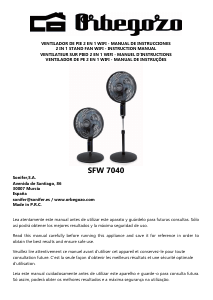 Manual de uso Orbegozo SFW 7040 Ventilador