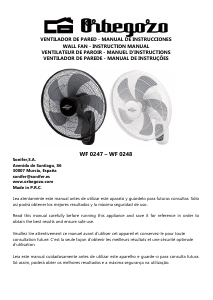 Manual Orbegozo WF 0248 Fan