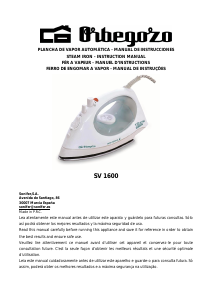 Manual Orbegozo SV 1600 A Iron