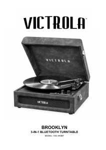 Manual Victrola VSC-590BT Brooklyn Turntable