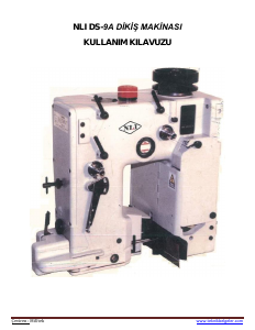 Kullanım kılavuzu NLI DS-9A Dikiş makinesi