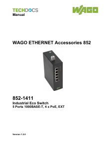 Manual WAGO 852-1411 Switch