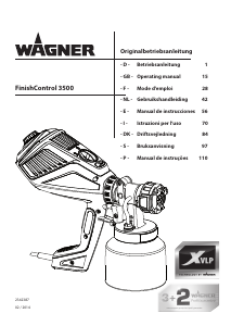 Manual Wagner FinishControl 3500 Paint Sprayer