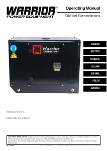 Mode d’emploi Warrior LDG12S Générateur