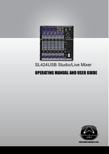 Handleiding Wharfedale SL424USB Mengpaneel