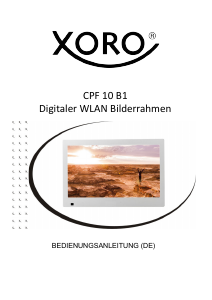 Bedienungsanleitung Xoro CPF 10 B1 Digitaler bilderrahmen