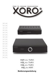 Bedienungsanleitung Xoro HRK 7670 TWIN Digital-receiver