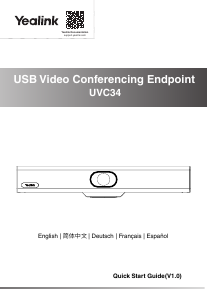 Bedienungsanleitung Yealink UVC34 Webcam