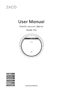 Manual ZACO V5x Vacuum Cleaner