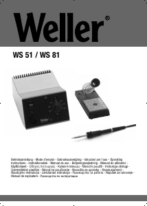 Kasutusjuhend Weller WS 51 Jootekolb
