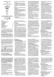 Mode d’emploi Top Selection RS 1801 Rasoir électrique