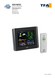 Manual TFA View Meteo Weather Station