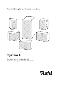 Manual Teufel System 4 Home Theater System