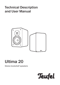 Manual Teufel Ultima 20 Speaker