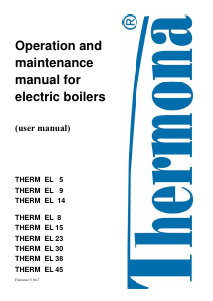 Handleiding Thermona THERM EL 23 CV-ketel