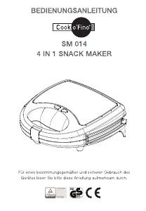 Mode d’emploi Cook o Fino SM 014 Grill