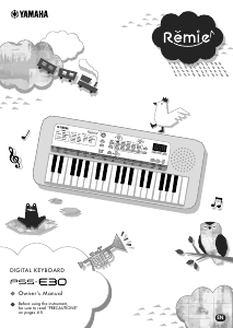 Manual Yamaha PSS-E30 Remie Digital Keyboard