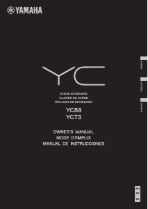 Manual Yamaha YC88 Digital Keyboard