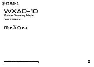 Handleiding Yamaha WXAD-10 MusicCast Mediaspeler