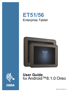 Handleiding Zebra ET56 Tablet