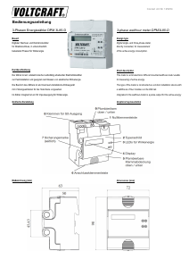 Bedienungsanleitung Voltcraft DPM 3L85-D Stromzähler