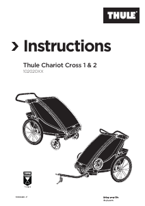 Käyttöohje Thule Chariot Cross 1 Polkupyörän perävaunu