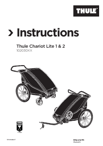 Käyttöohje Thule Chariot Lite 2 Polkupyörän perävaunu