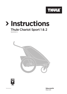Käyttöohje Thule Chariot Sport 1 Polkupyörän perävaunu