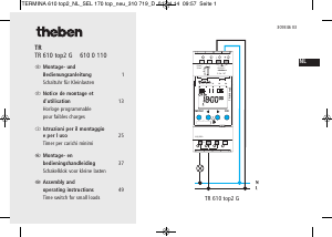 Bedienungsanleitung Theben TR 610 top2 G Zeitschaltuhr