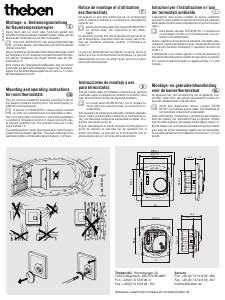 Manual Theben RAMSES 741 Thermostat