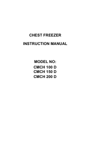 Manual Candy CMCH 200 D-1 Freezer